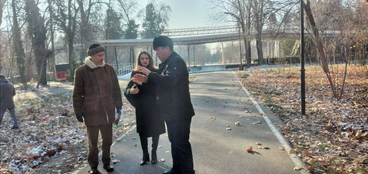 Guests from the European Union visited the Tashkent Botanical Garden